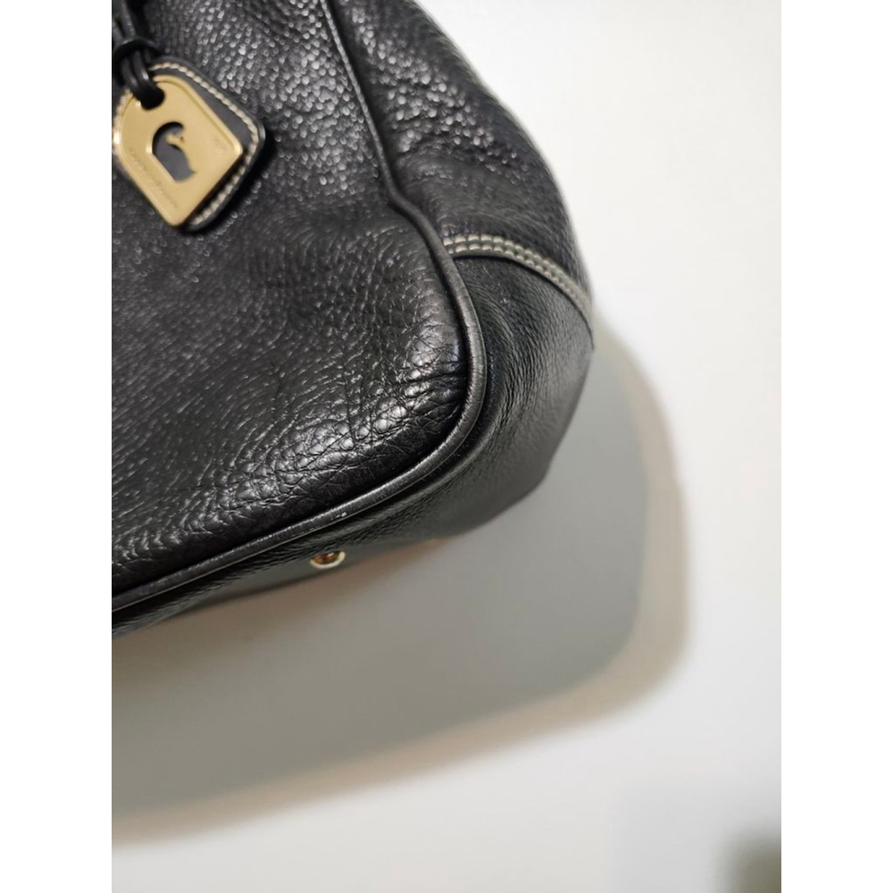 Dooney & Bourke Black Leather Tote Bag - Picture 5 of 15